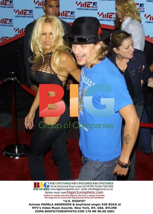 Pamela Anderson & Kid Rock at MTV Awards