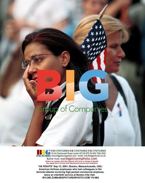 American Airlines Employees at Memorial Service