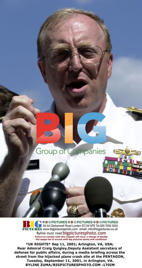 Rear Admiral Craig Quigley at Pentagon on 9/11