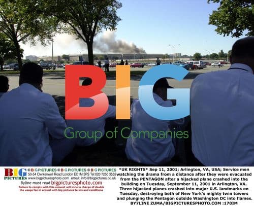 Servicemen Watch 9/11 Attack on Pentagon