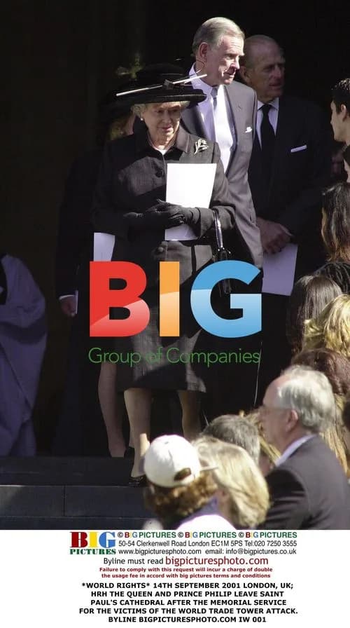 Queen and Prince Philip at Memorial Service