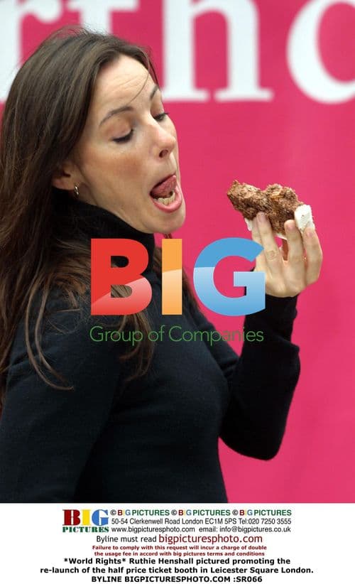 Ruthie Henshall at Leicester Square ticket booth re-launch