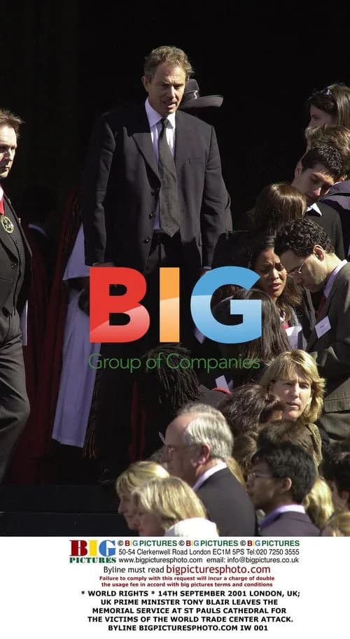 Tony Blair at 9/11 memorial service