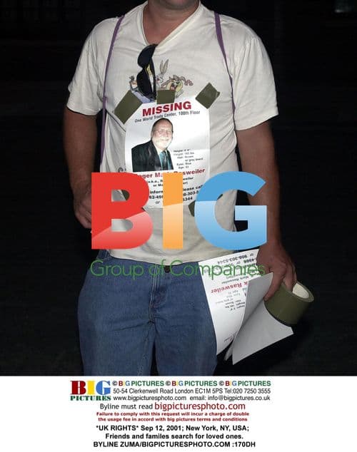 Friends and Families Search for Loved Ones After 9/11