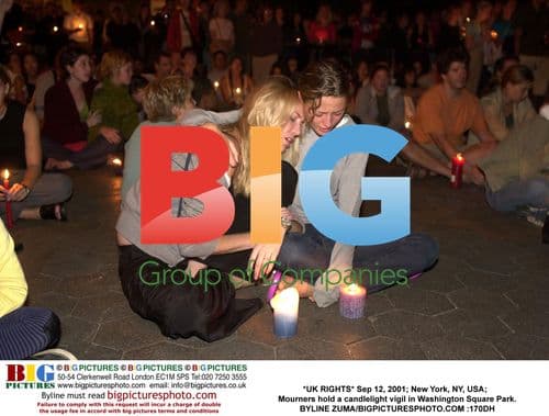 Mourners hold vigil in New York City