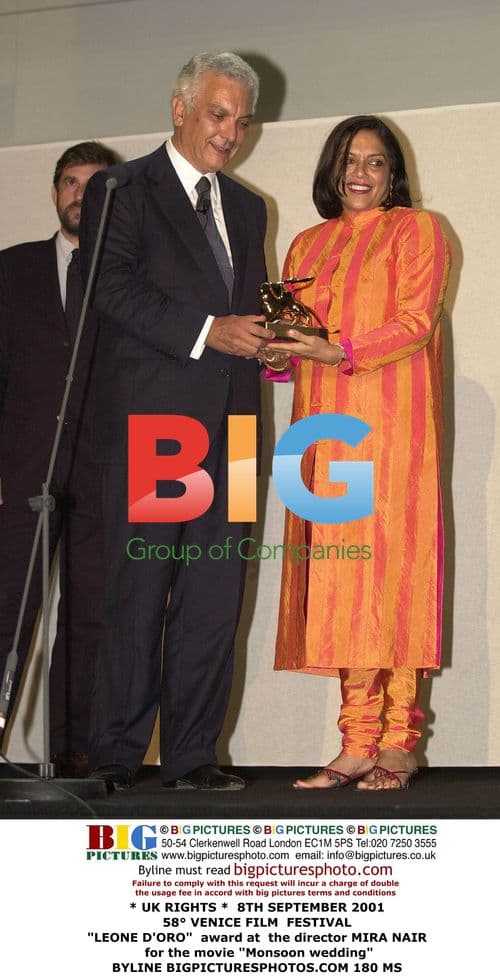 Mira Nair Receives Leone D'Oro at Venice Film Fest