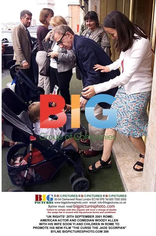 Woody Allen with family in Rome for film
