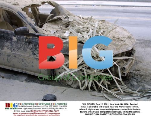 Aftermath of 9/11 Attacks on World Trade Center