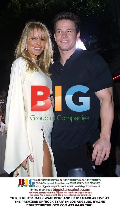 Mark Wahlberg and Heidi Mark at 'Rock Star' Premiere