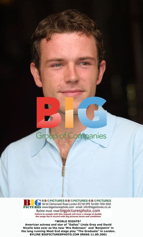 Linda Gray and David Nicolle in "The Graduate"