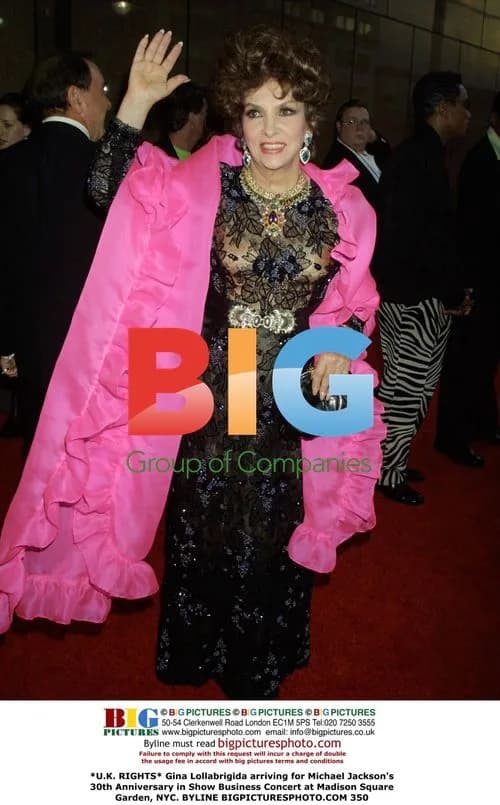 Gina Lollabrigida at Michael Jackson's 30th Anniversary Concert