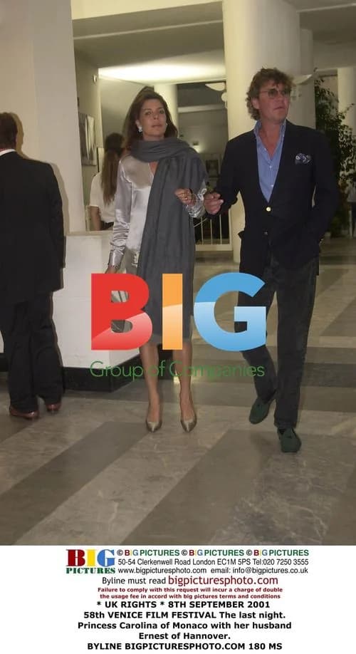 Princess Carolina and Ernest of Hannover at Venice Film Festival