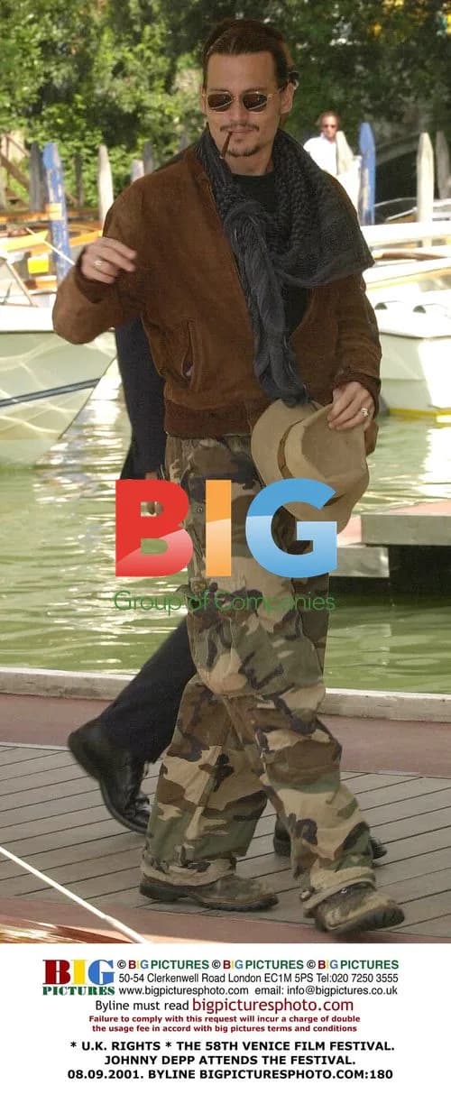Johnny Depp at Venice Film Festival