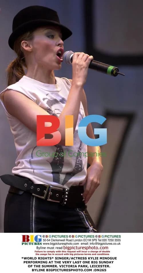 Kylie Minogue Performing at Last One Big Sunday
