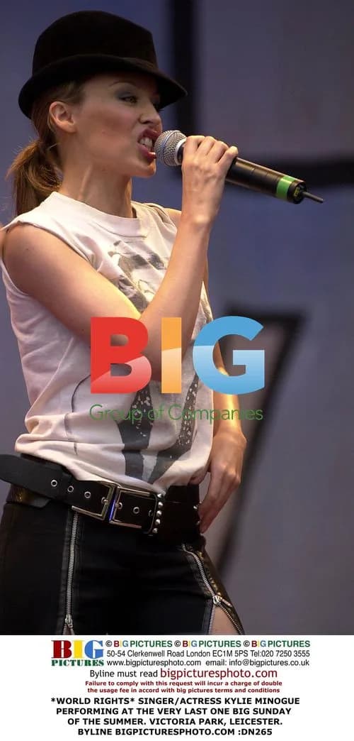 Kylie Minogue Performs at One Big Sunday in Leicester