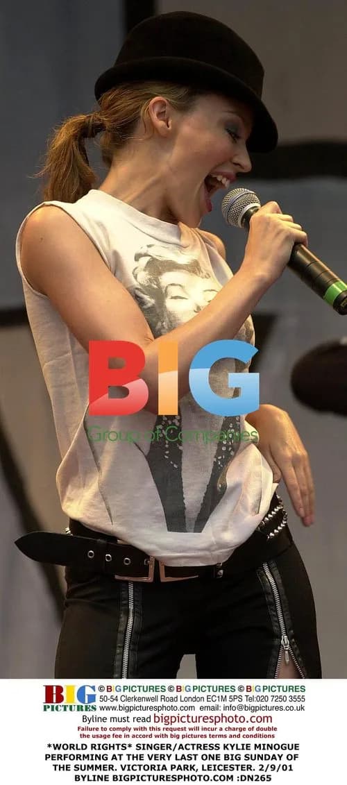 Kylie Minogue Performs at One Big Sunday in Leicester