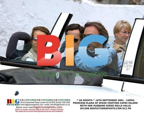 Infanta di Spagna in Capri with Husband