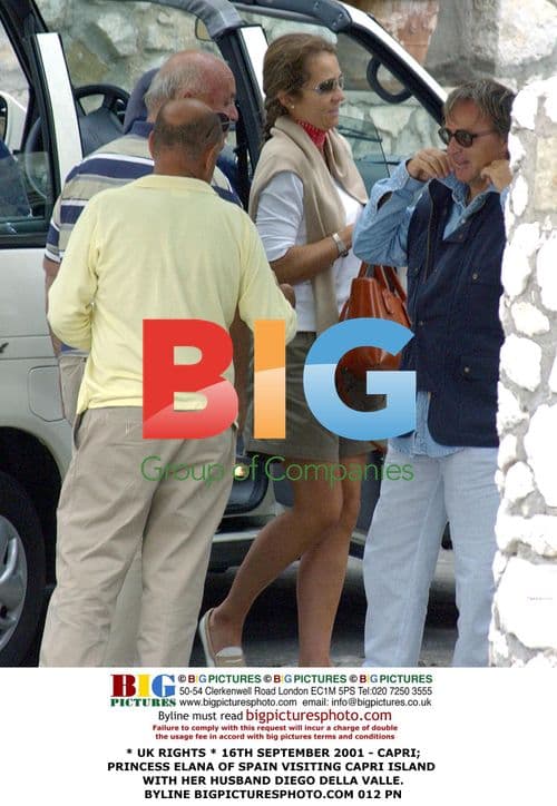 Infanta of Spain and Husband in Capri