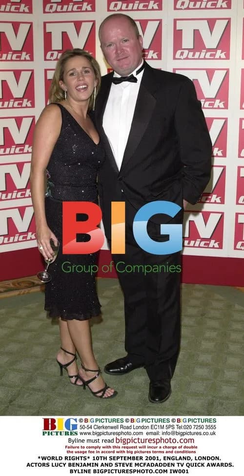 Lucy Benjamin and Steve McFadadden at TV Quick Awards