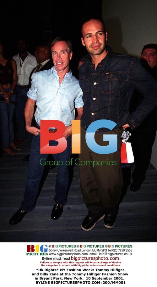 Tommy Hilfiger and Billy Zane at NY Fashion Week