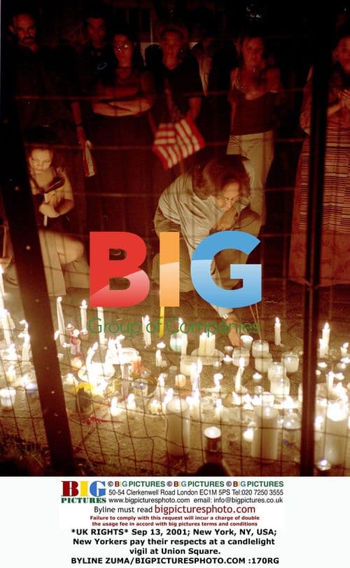 Candlelight Vigil at Union Square After 9/11