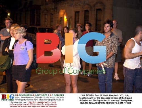Mourners Gather at NYC Firehouse After 9/11