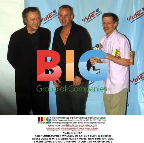 CHRISTOPHER WALKEN, DJ FATBOY SLIM, & SPIKE JONZ at MTV Awards