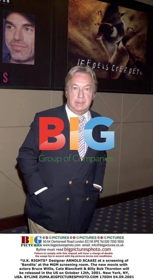 Designer ARNOLD SCAASI at 'Bandits' screening