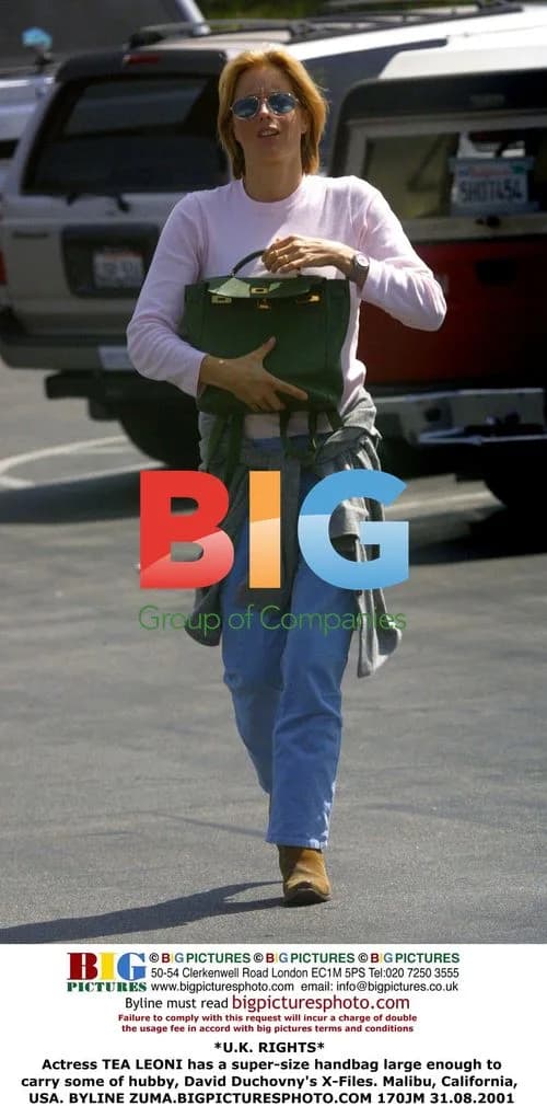 Tea Leoni Carries Large Bag in Malibu