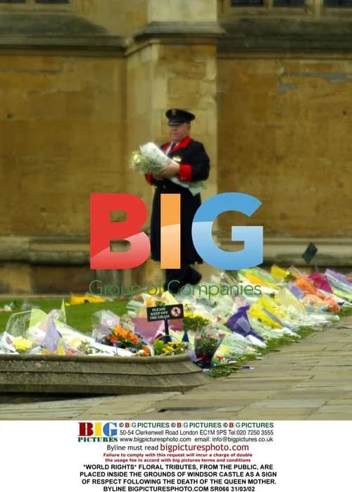 Floral Tributes Left at Windsor Castle