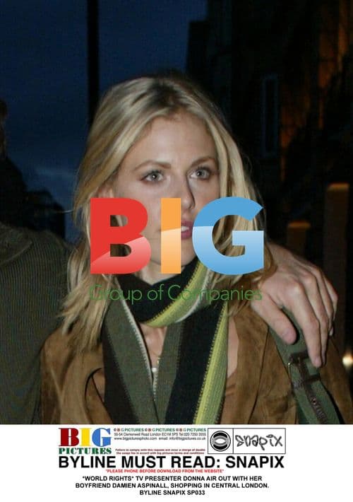 Donna Air and Damien Aspinall Shopping in London