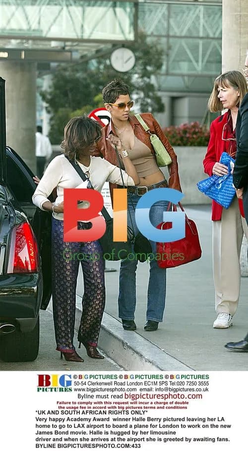 Halle Berry Departs for London