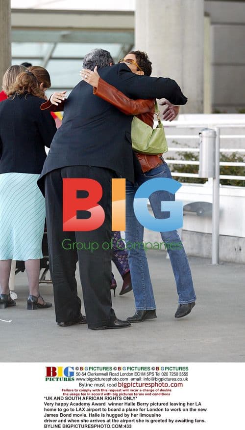 Halle Berry Leaves for London