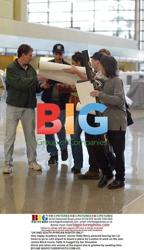 Halle Berry Leaves for London