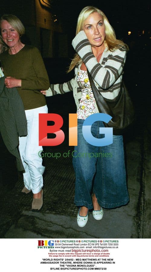 Meg Matthews at The Vagina Monologues