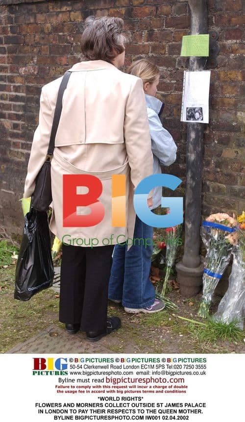 Mourners Pay Respects to Queen Mother at St James Palace