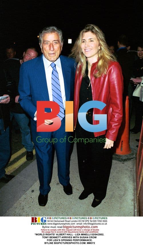 Tony Bennett with Susan Crow for Liza Minnelli's show