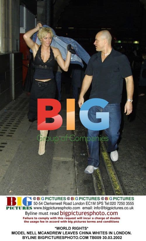 Model Nell McAndrew Leaves China Whites in London
