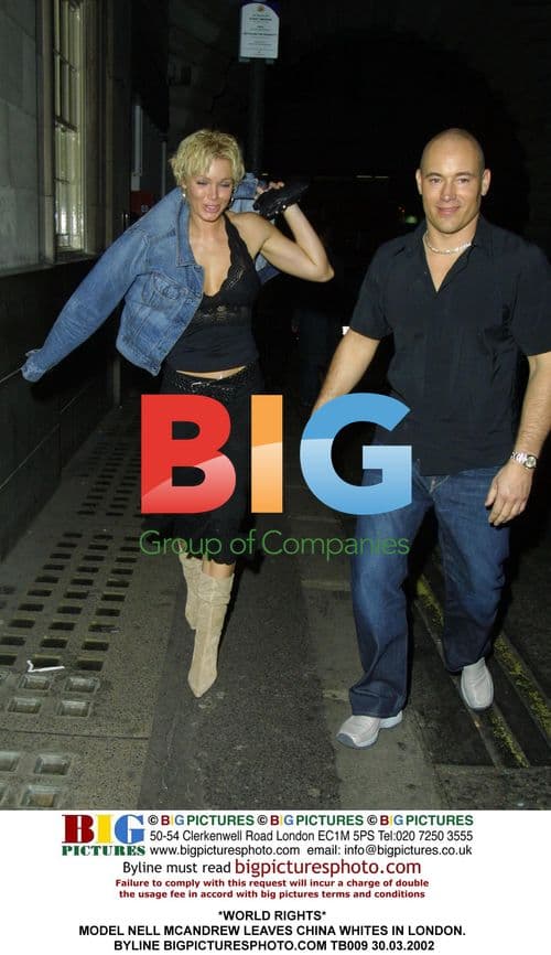 Model Nell McAndrew Leaves China Whites in London