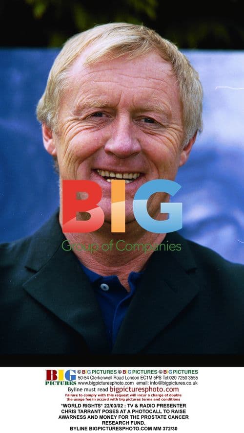 TV Presenter Chris Tarrant Supports Prostate Cancer