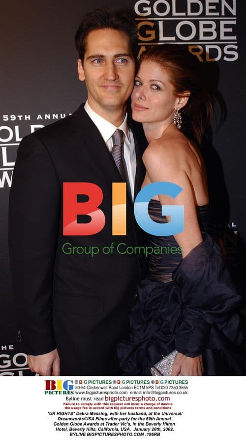 Debra Messing at Golden Globes after-party