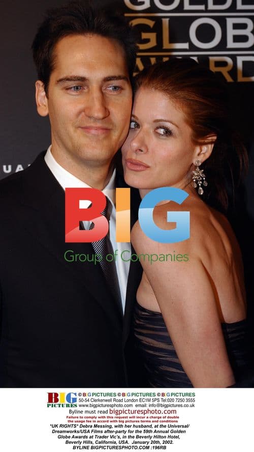 Debra Messing at Golden Globe after-party