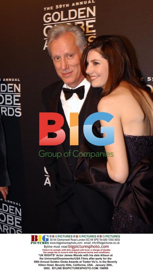 James Woods at Golden Globe after-party