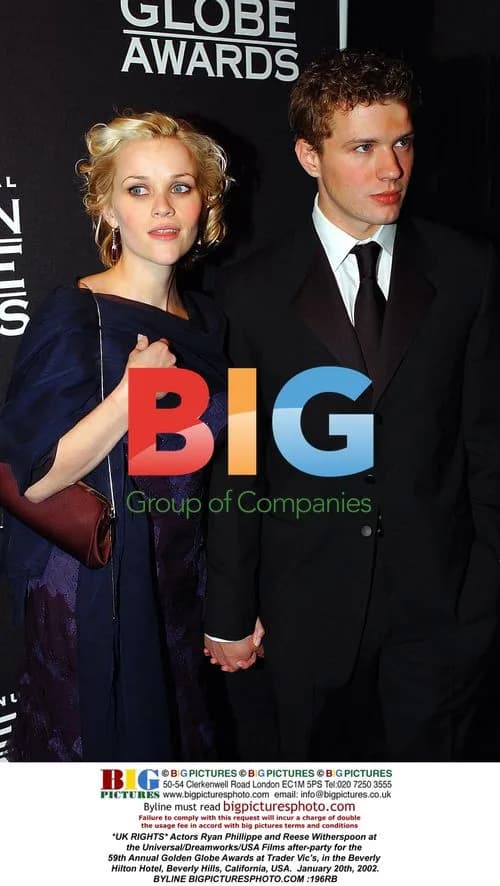 Ryan Phillippe and Reese Witherspoon at Golden Globes After-Party