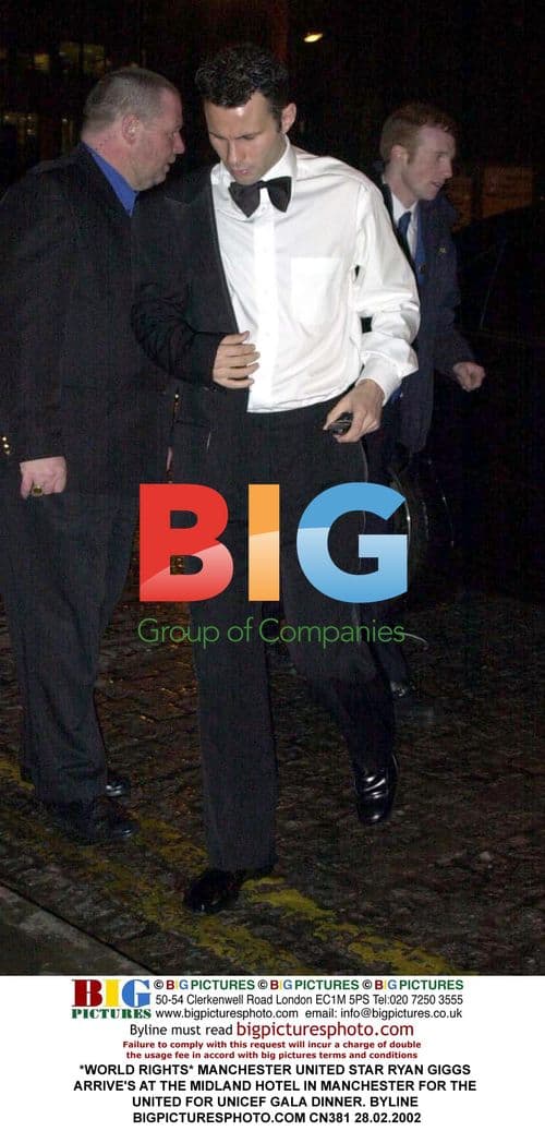 Ryan Giggs Arrives at UNICEF Gala