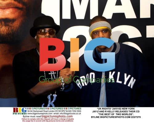 Jay-Z and R. Kelly at CD release