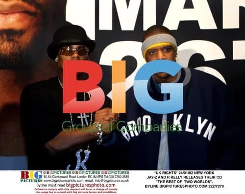Jay-Z and R. Kelly at CD release