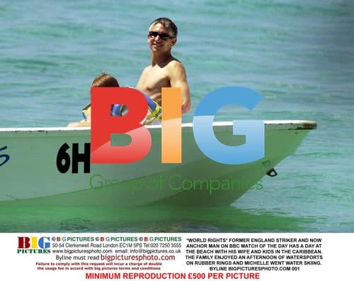 Former England Striker at Caribbean Beach