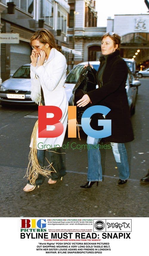 Victoria Beckham Out Shopping with Sister in Mayfair