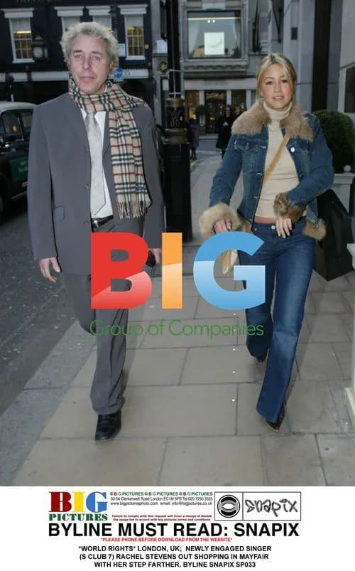 Newly Engaged S Club 7 Singer Rachel Stevens Shopping in Mayfair